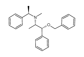 (1R,2S)-1-benzyloxy-N-methyl-1-phenyl-N-[(R)-1-phenylethyl]propan-2-amine Structure