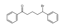 5-bromo-1,5-diphenyl-pentan-1-one结构式