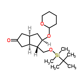 [3aS-(3aa,4a,5b,6aa)]-4-[[[(叔丁基)二甲基硅]氧]甲基]-5-[(四氢-2H-吡喃-2-基)氧基]六氢-2(1H)-二并环戊二烯酮图片