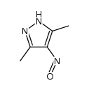 3,5-Dimethyl-4-nitrosopyrazole Structure