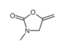 3-methyl-5-methylidene-1,3-oxazolidin-2-one结构式