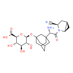 沙格列汀-O-β-D-葡糖醛酸结构式