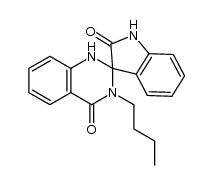 3'-n-butyl-1'H-spiro[indoline-3,2'-quinazoline]-2,4'(3'H)-dione Structure