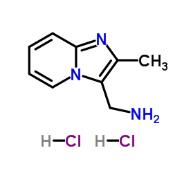 1-(2-Methylimidazo[1,2-a]pyridin-3-yl)methanamine dihydrochloride结构式