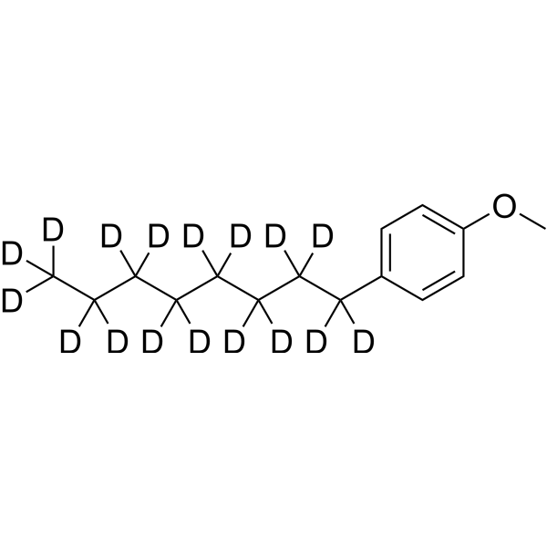 4-n-Octyl-anisole-d17结构式