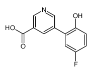 5-(5-fluoro-2-hydroxyphenyl)pyridine-3-carboxylic acid Structure