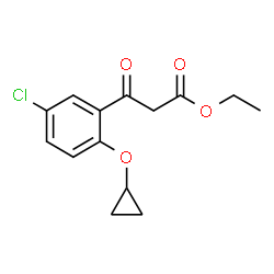 Ethyl 3-(5-chloro-2-cyclopropoxyphenyl)-3-oxopropanoate picture