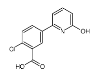 2-chloro-5-(6-oxo-1H-pyridin-2-yl)benzoic acid Structure