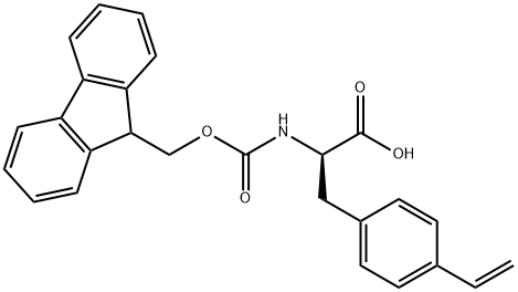 Fmoc-D-Phe(4-vinyl)-OH structure
