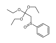 2,2,2-triethoxyethylsulfinylbenzene结构式