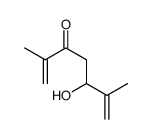 5-hydroxy-2,6-dimethylhepta-1,6-dien-3-one Structure