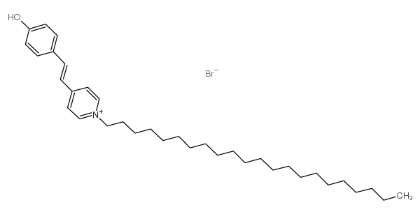 1-二十二烷基-4-(4-羟基苯乙烯基)吡啶溴化物结构式