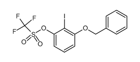 3-BENZYLOXY-2-IODOPHENYL TRIFLUOROMETHANESULFONATE Structure