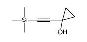 1-(2-trimethylsilylethynyl)cyclopropan-1-ol结构式