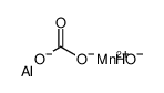 aluminum,manganese(2+),carbonate,hydroxide Structure