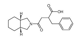 4-[(3aR,7aS)-octahydro-2H-isoindol-2-yl]-4-oxo-2-benzyl-butanoic acid结构式