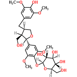 5,5'-二甲氧基落叶松脂素 4-O-葡萄糖甙图片