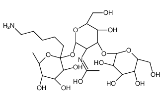 Gal-1-4-glcnac-1-3-fuc structure