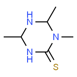 1,3,5-Triazine-2(1H)-thione,tetrahydro-1,4,6-trimethyl-(9CI) Structure