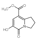 METHYL 6-HYDROXY-5-OXO-1,2,3,5-TETRAHYDROINDOLIZINE-8-CARBOXYLATE Structure