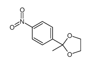 2-methyl-2-(4-nitrophenyl)-1,3-dioxolane Structure