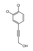 3-(3,4-dichlorophenyl)prop-2-yn-1-ol structure