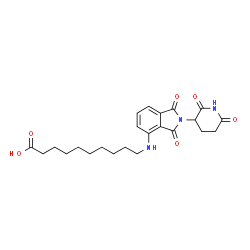 Pomalidomide-C9-CO2H Structure