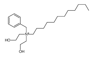 benzyl-dodecyl-bis(2-hydroxyethyl)azanium Structure