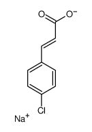 sodium,3-(4-chlorophenyl)prop-2-enoate结构式