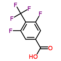 3,5-Difluoro-4-(trifluoromethyl)benzoic acid structure