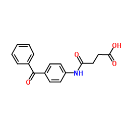 4-[(4-Benzoylphenyl)amino]-4-oxobutanoic acid结构式