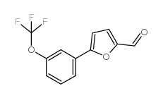 5-[3-(TRIFLUOROMETHOXY)PHENYL]-2-FURALDEHYDE Structure