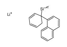 lithium,methyl-(1-naphthalen-1-ylcyclohexa-2,4-dien-1-yl)silicon(1-) Structure