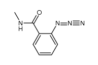 N-Methyl-o-azido-benzamid Structure