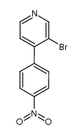 3-bromo-4-(4-nitrophenyl)pyridine结构式