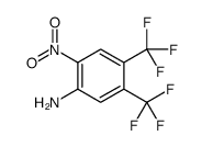 2-Nitro-4,5-bis(trifluoromethyl)benzenamine Structure