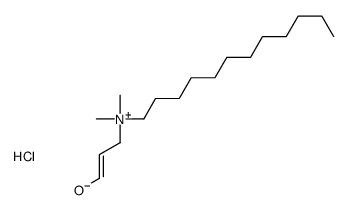 dodecyl-(3-hydroxyprop-2-enyl)-dimethylazanium,chloride Structure