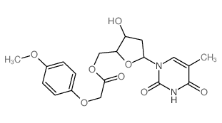 Thymidine,5'-[(4-methoxyphenoxy)acetate] (9CI) picture