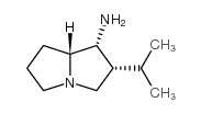 1H-Pyrrolizin-1-amine,hexahydro-2-(1-methylethyl)-,(1R,2R,7aR)-(9CI)结构式