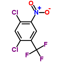 2,4-Dichloro-5-nitrobenzotrifluoride Structure