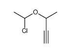 3-(1-chloroethoxy)but-1-yne Structure