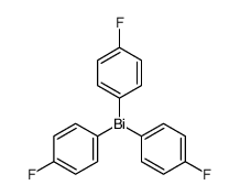 (p-fluorophenyl)3Bi Structure