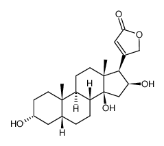 3-epigitoxigenin Structure