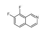 7,8-difluoroisoquinoline结构式