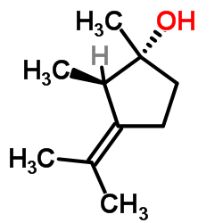 (1R,2R)-3-Isopropylidene-1,2-dimethylcyclopentanol Structure