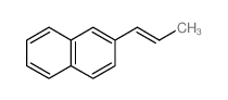 2-[(E)-prop-1-enyl]naphthalene Structure