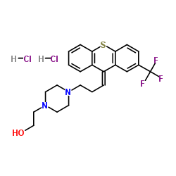 反式-(E)-氟戊醇二盐酸盐结构式