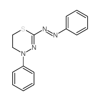 phenyl-(4-phenyl-5,6-dihydro-1,3,4-thiadiazin-2-yl)diazene picture