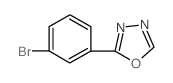 2-(3-溴苯基)-1,3,4-噁二唑结构式