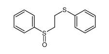 2-(benzenesulfinyl)ethylsulfanylbenzene结构式